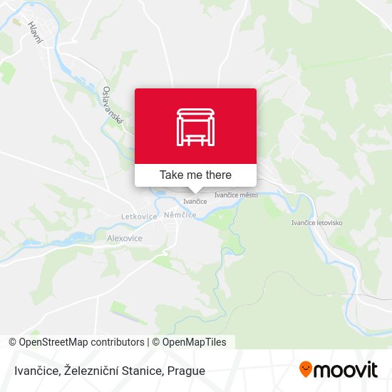 Ivančice, Železniční Stanice map