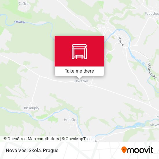 Nová Ves, Škola map