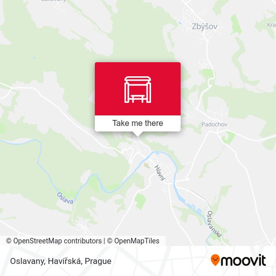 Oslavany, Havířská map