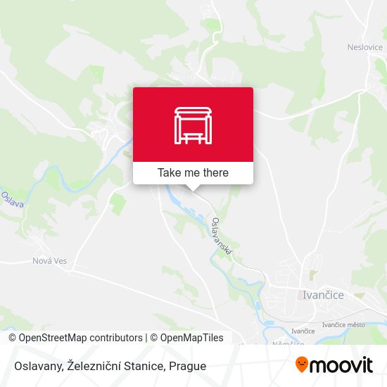 Oslavany, Železniční Stanice map