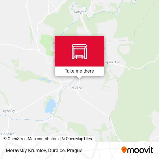 Moravský Krumlov, Durdice map
