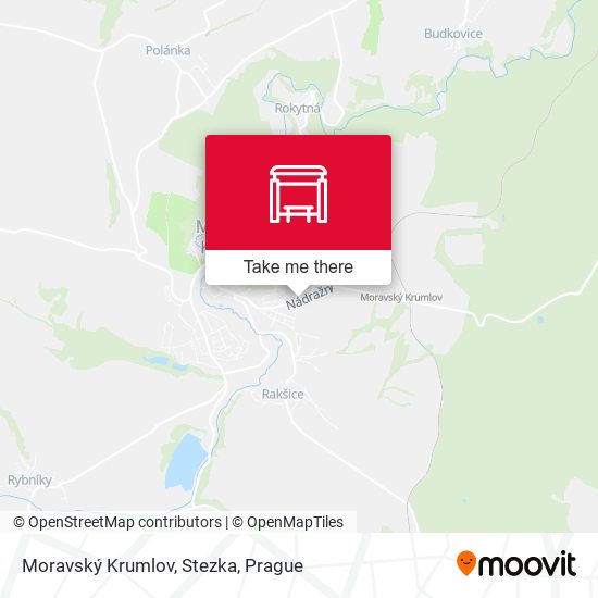 Moravský Krumlov, Stezka map