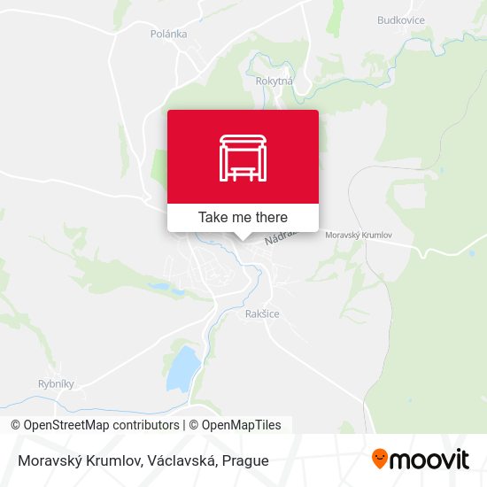 Moravský Krumlov, Václavská map
