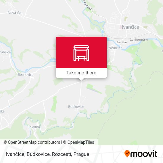 Ivančice, Budkovice, Rozcestí map