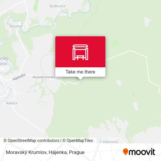 Moravský Krumlov, Hájenka map