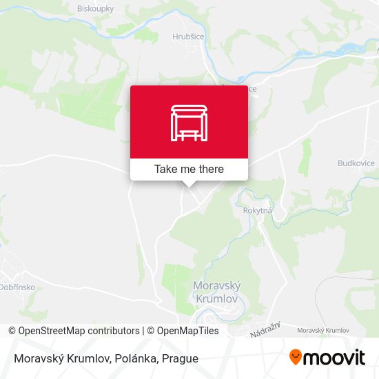 Moravský Krumlov, Polánka map