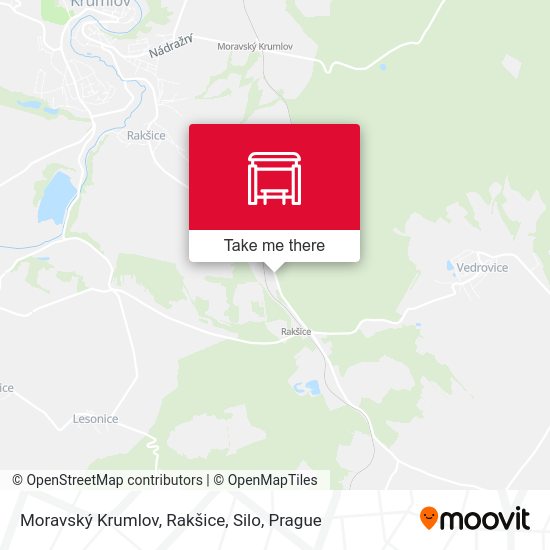 Moravský Krumlov, Rakšice, Silo map