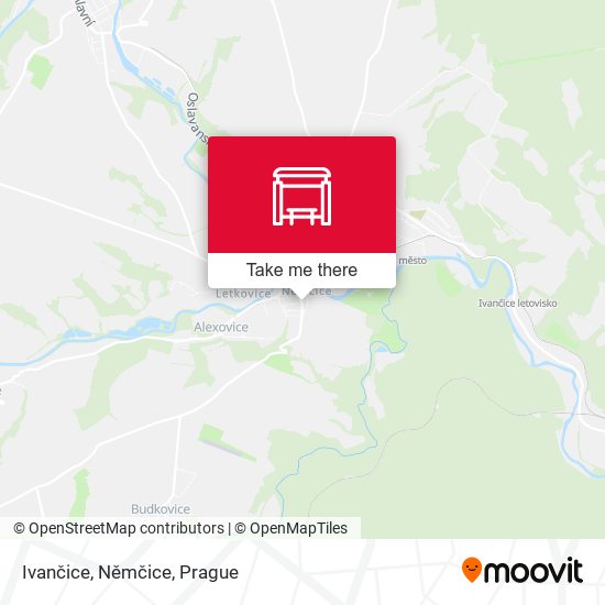 Ivančice, Němčice map