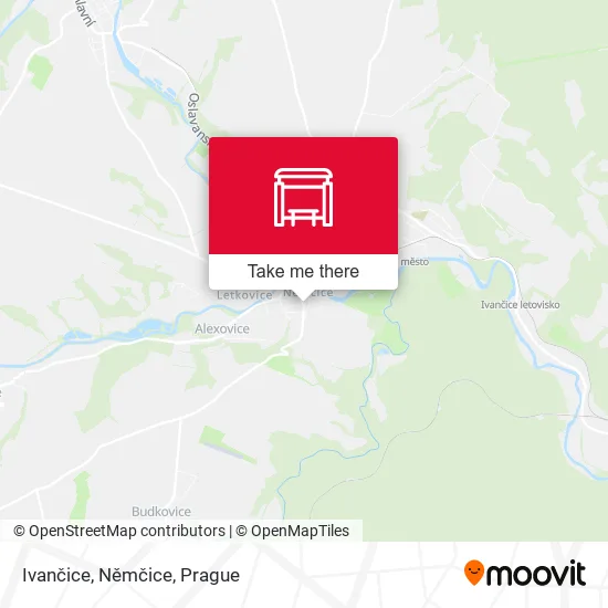 Карта Ivančice, Němčice