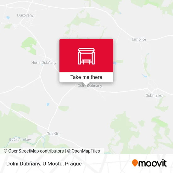 Карта Dolní Dubňany, U Mostu