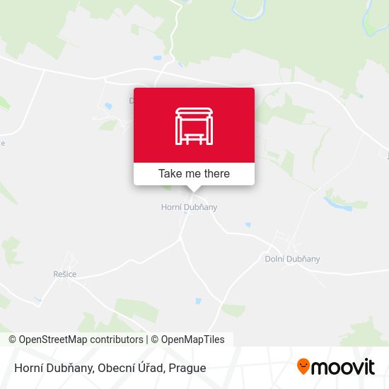 Horní Dubňany, Obecní Úřad map