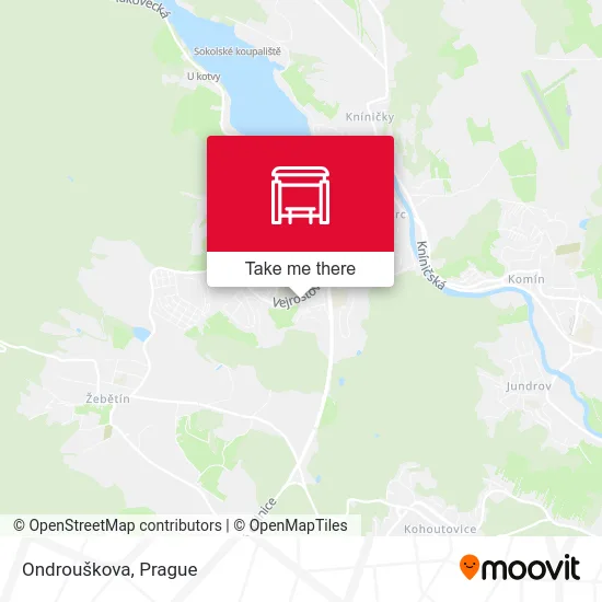 Карта Ondrouškova