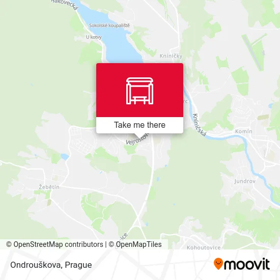 Карта Ondrouškova