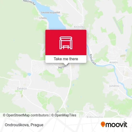 Карта Ondrouškova