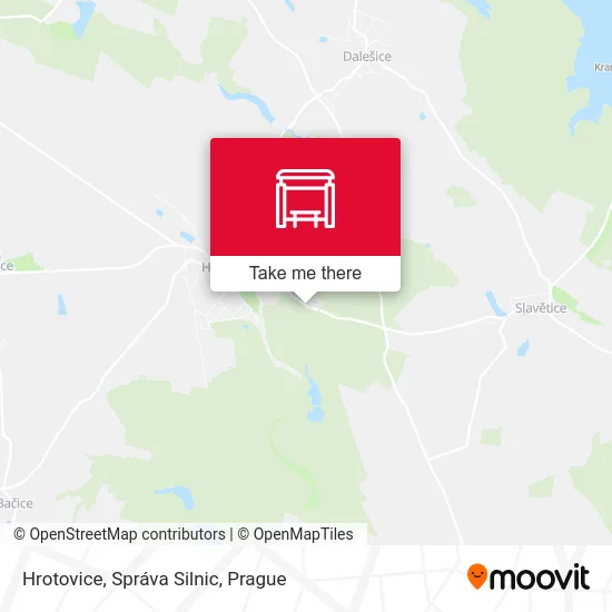 Карта Hrotovice, Správa Silnic