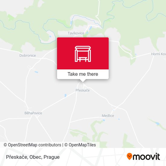 Přeskače, Obec map