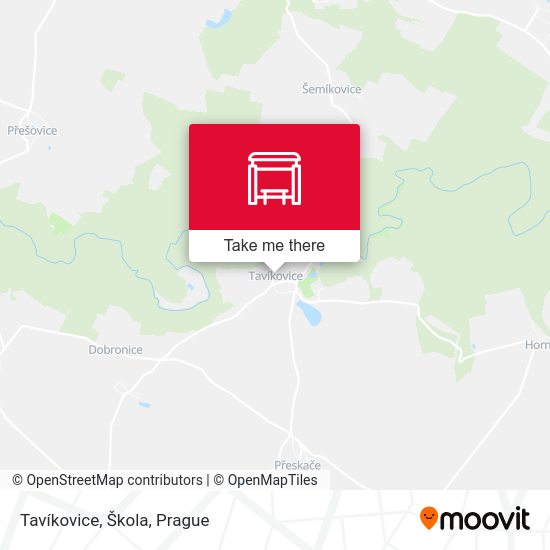 Tavíkovice, Škola map