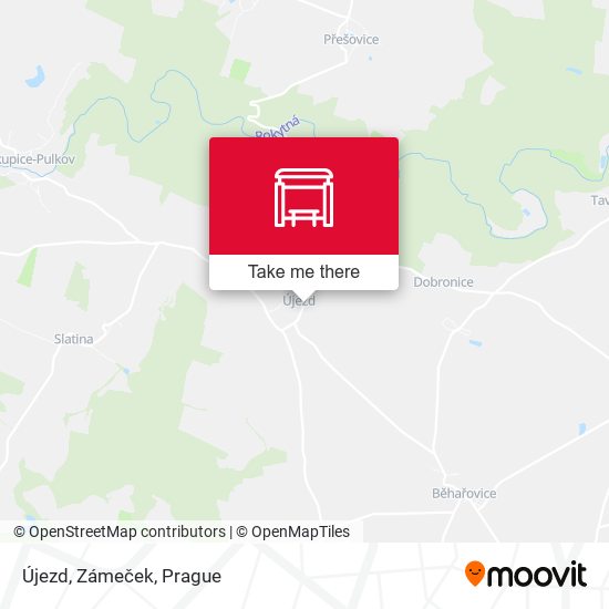 Újezd, Zámeček map