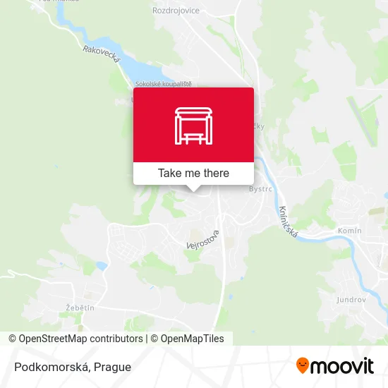Карта Podkomorská