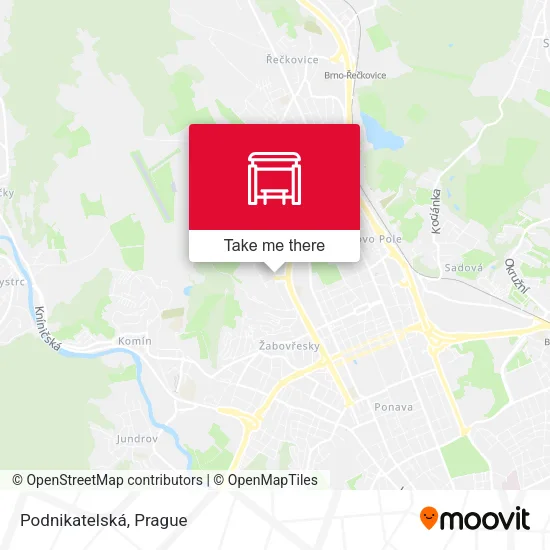 Карта Podnikatelská