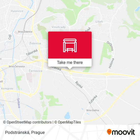 Podstránská map
