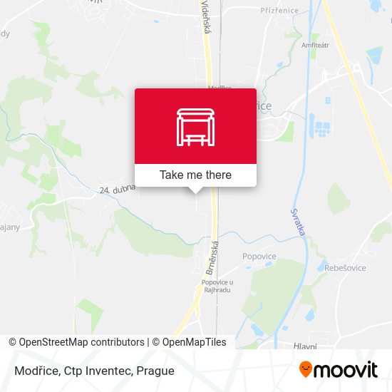 Карта Modřice, Ctp Inventec
