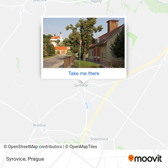 Карта Syrovice