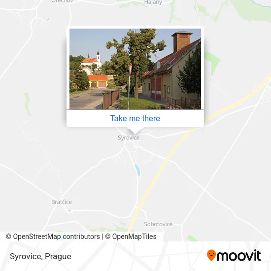 Карта Syrovice