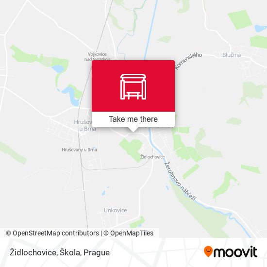 Židlochovice, Škola map