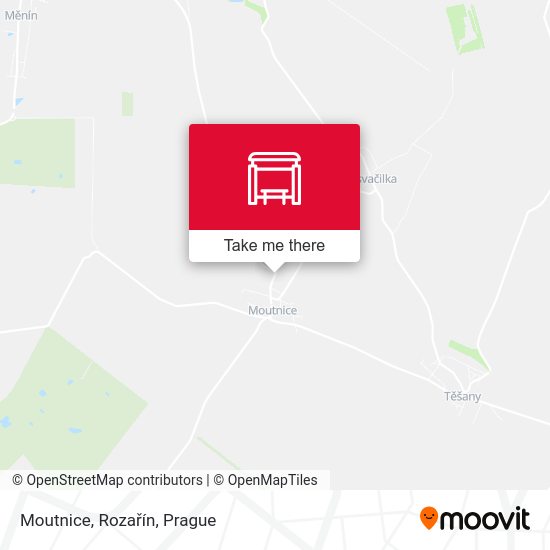 Moutnice, Rozařín map