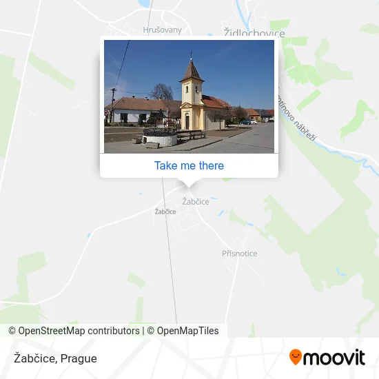 Карта Žabčice