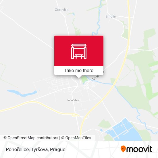 Pohořelice, Tyršova map