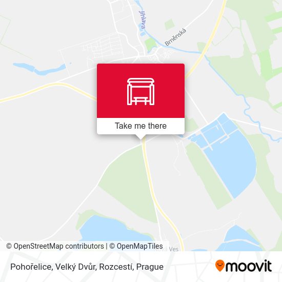 Pohořelice, Velký Dvůr, Rozcestí map