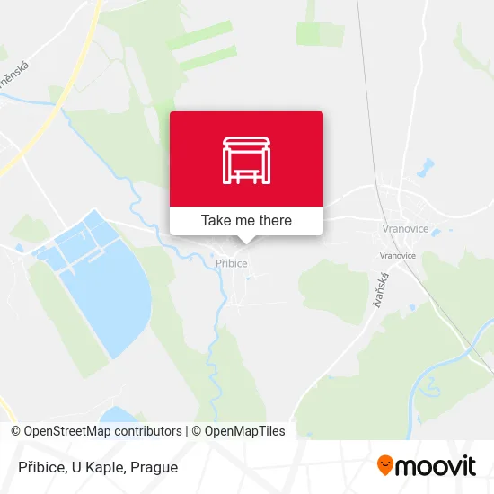 Карта Přibice, U Kaple