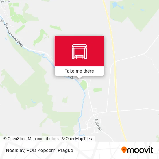 Карта Nosislav, POD Kopcem