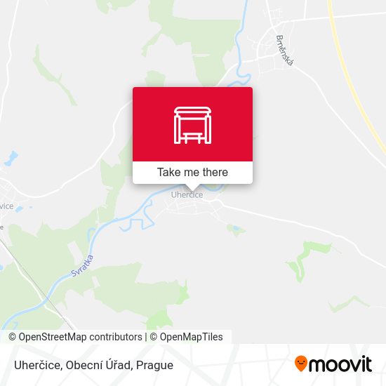 Uherčice, Obecní Úřad map
