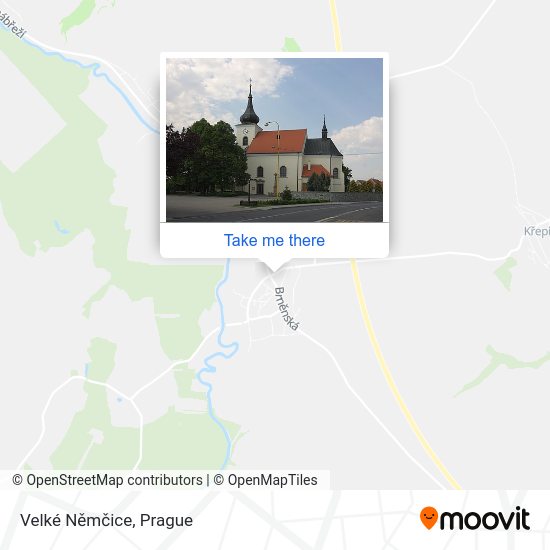 Velké Němčice map