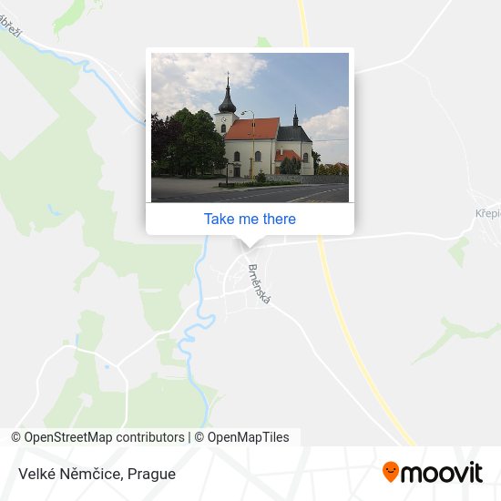 Velké Němčice map