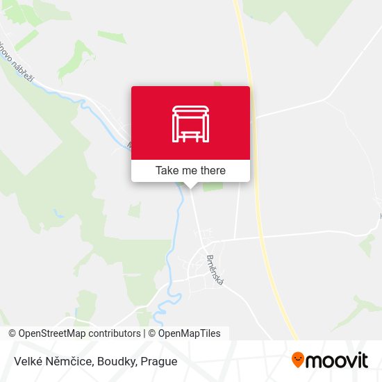 Velké Němčice, Boudky map