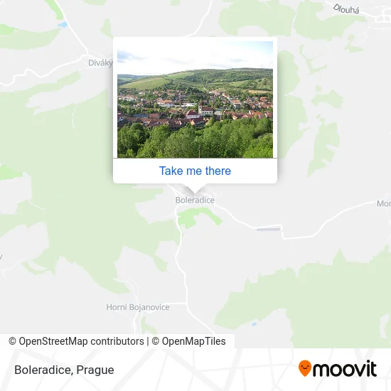 Карта Boleradice