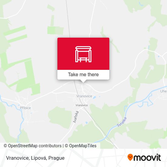 Vranovice, Lipová map