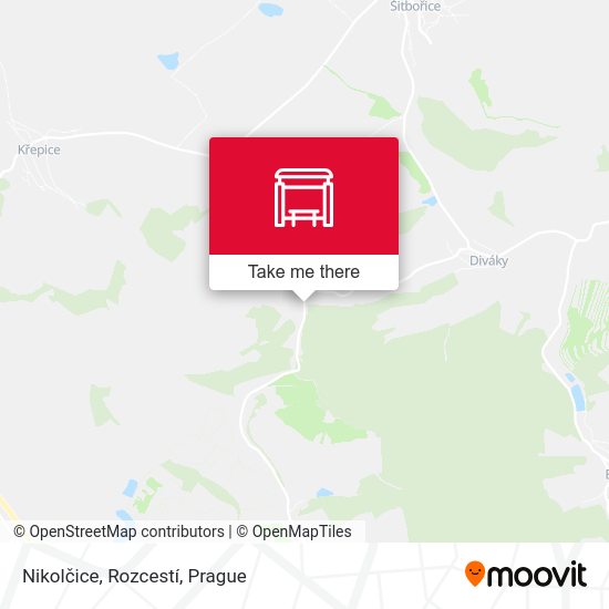 Nikolčice, Rozcestí map