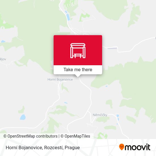 Horní Bojanovice, Rozcestí map