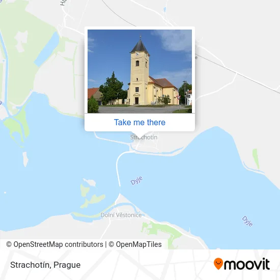 Карта Strachotín