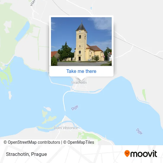 Карта Strachotín
