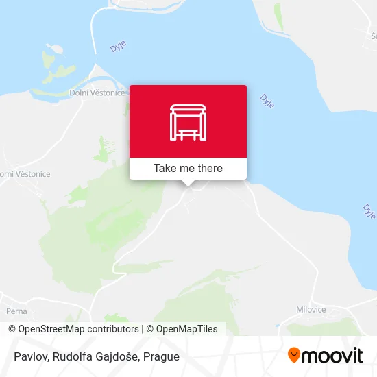 Карта Pavlov, Rudolfa Gajdoše