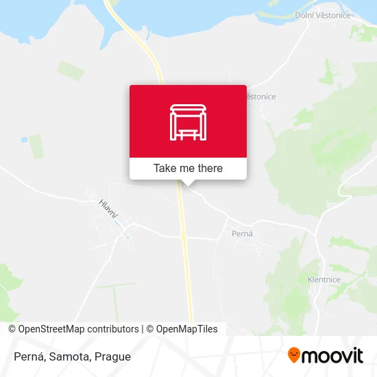 Карта Perná, Samota