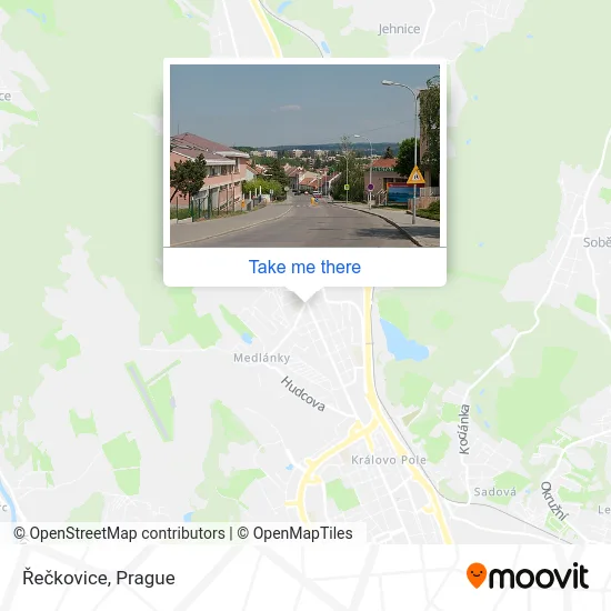 Карта Řečkovice