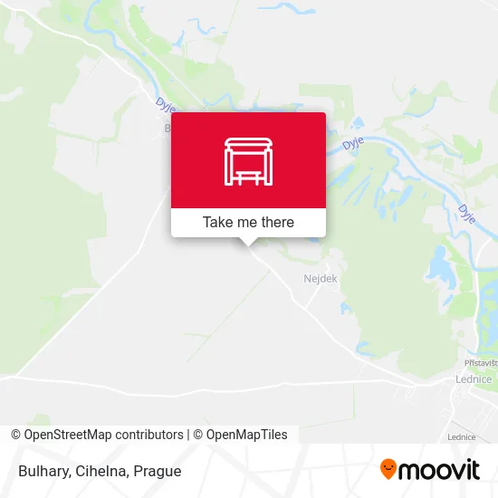Карта Bulhary, Cihelna