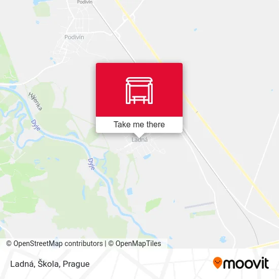 Карта Ladná, Škola
